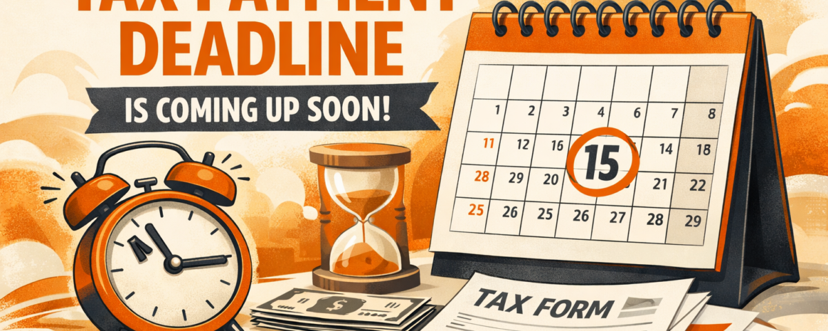 The next estimated tax payment deadline is coming up soon