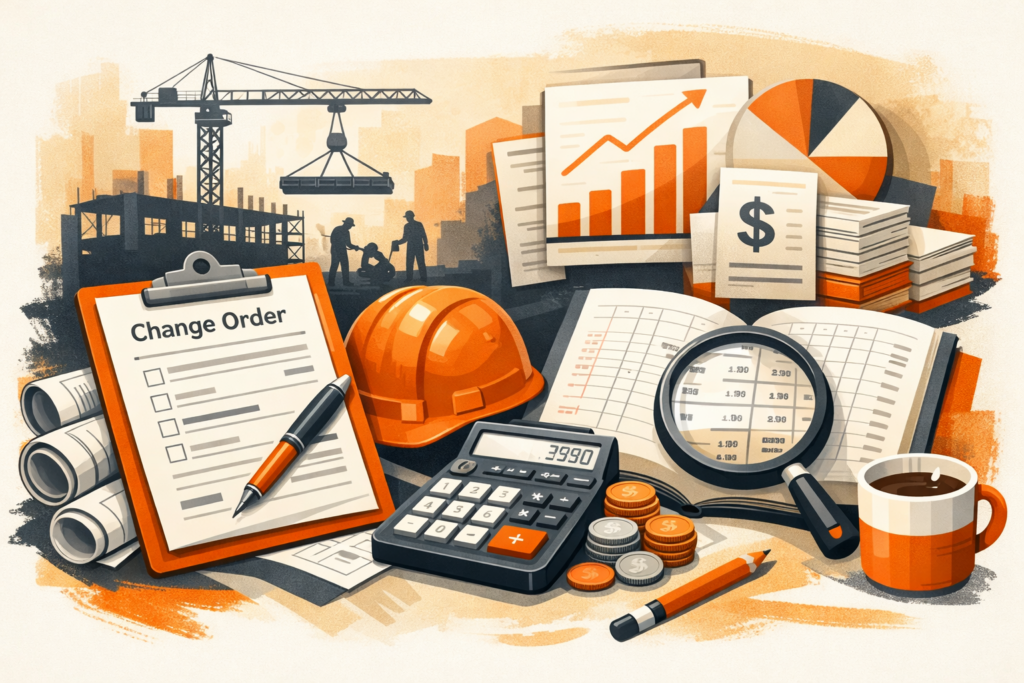 Change orders require careful accounting